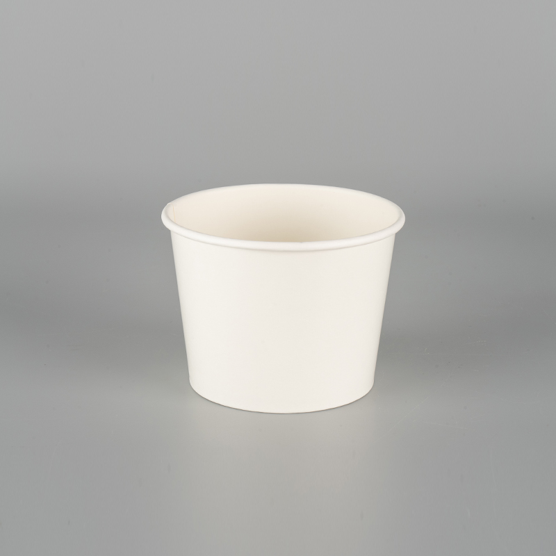 Cupa de hârtie de înghețată de scurgere reciclabilă